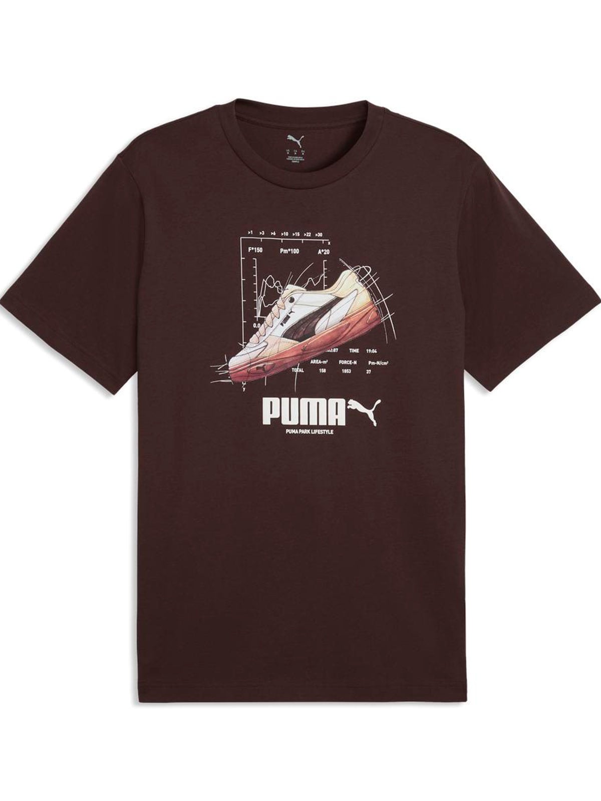 POLO ALGODÓN HOMBRE PUMA MARRÓN GRAPICHS SNEAKER - 3