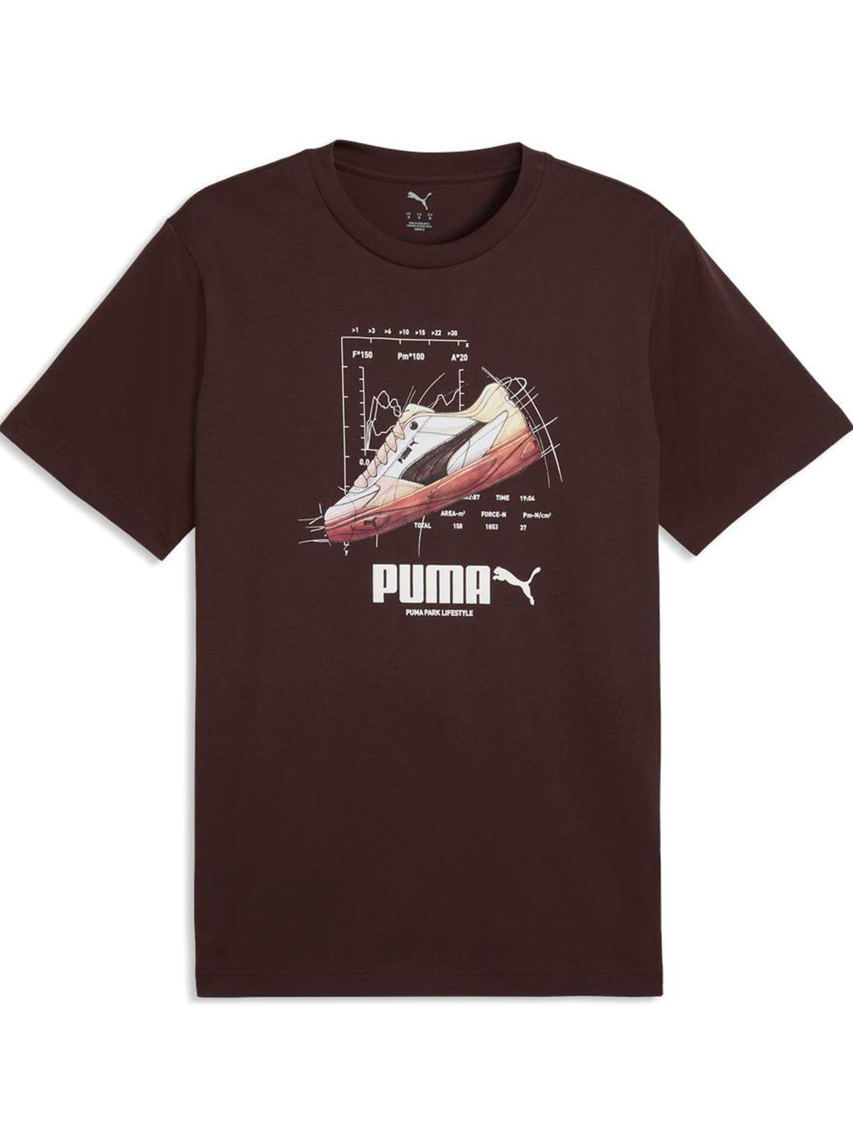 POLO ALGODÓN HOMBRE PUMA MARRÓN GRAPICHS SNEAKER - 3