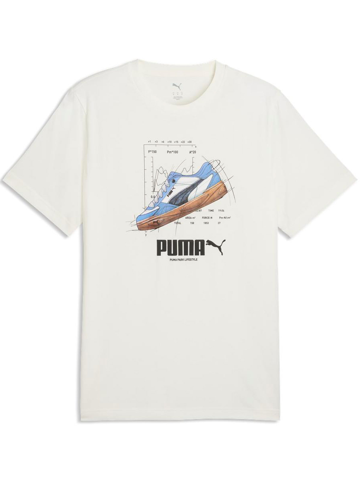 POLO ALGODÓN HOMBRE PUMA BLANCO GRAPICHS SNEAKER - 3