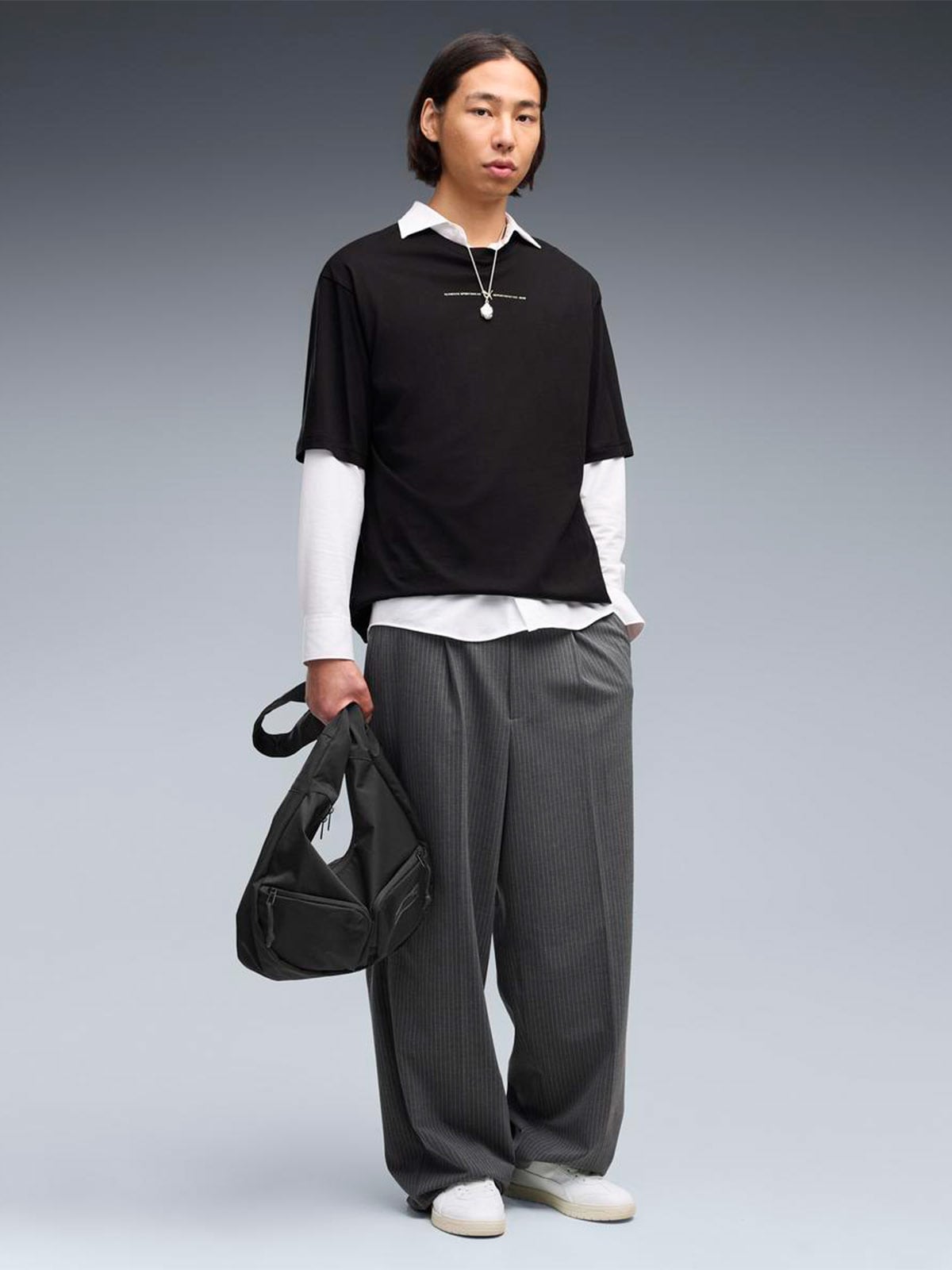 POLO ALGODÓN HOMBRE PUMA NEGRO GRAPHIC BOXY FOIL - 5