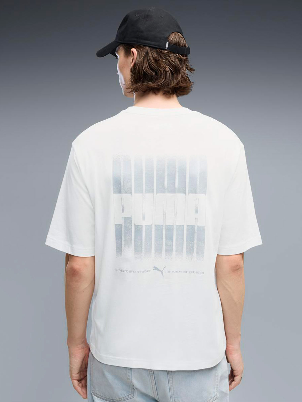 POLO ALGODÓN HOMBRE PUMA BLANCO GRAPHIC BOXY FOIL - 2