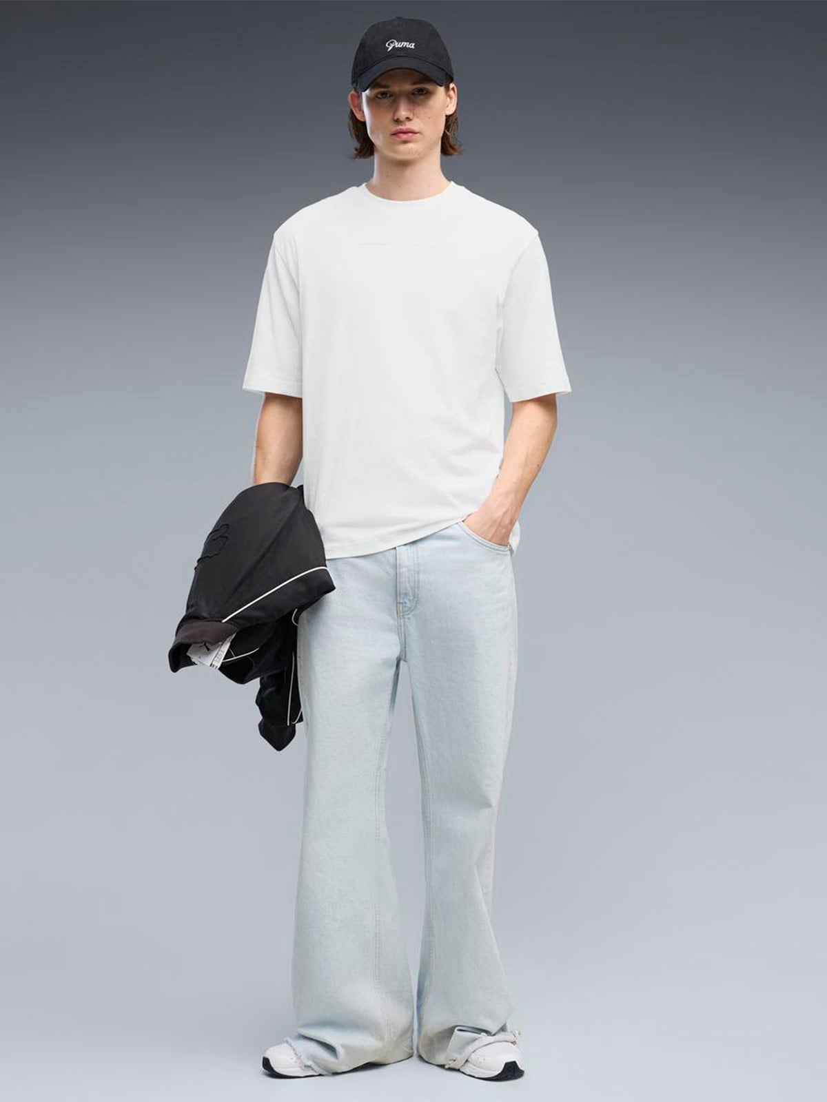 POLO ALGODÓN HOMBRE PUMA BLANCO GRAPHIC BOXY FOIL - 5