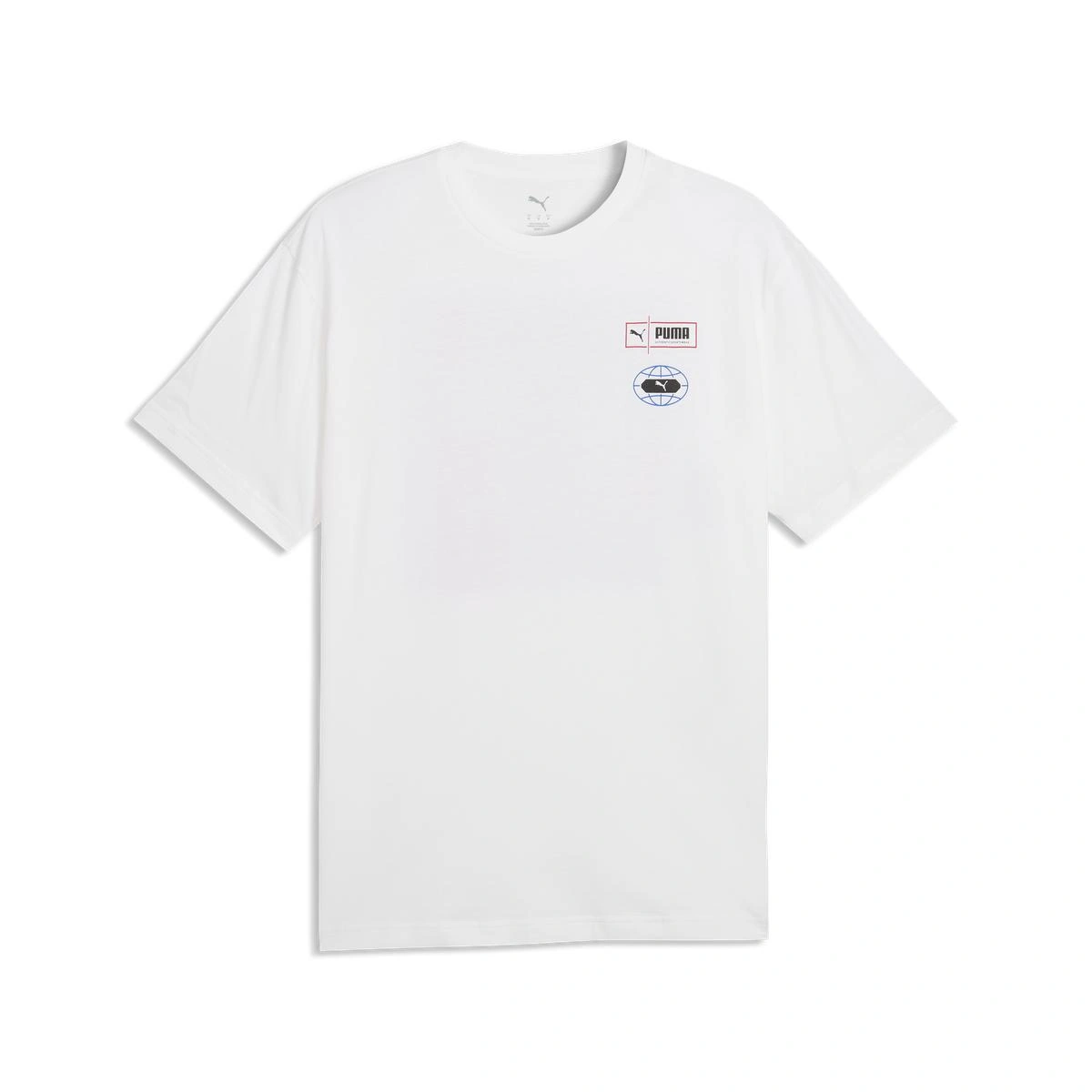 POLO HOMBRE PUMA GRAPHICS RELAXED STACKED TEE BLANCO - 3