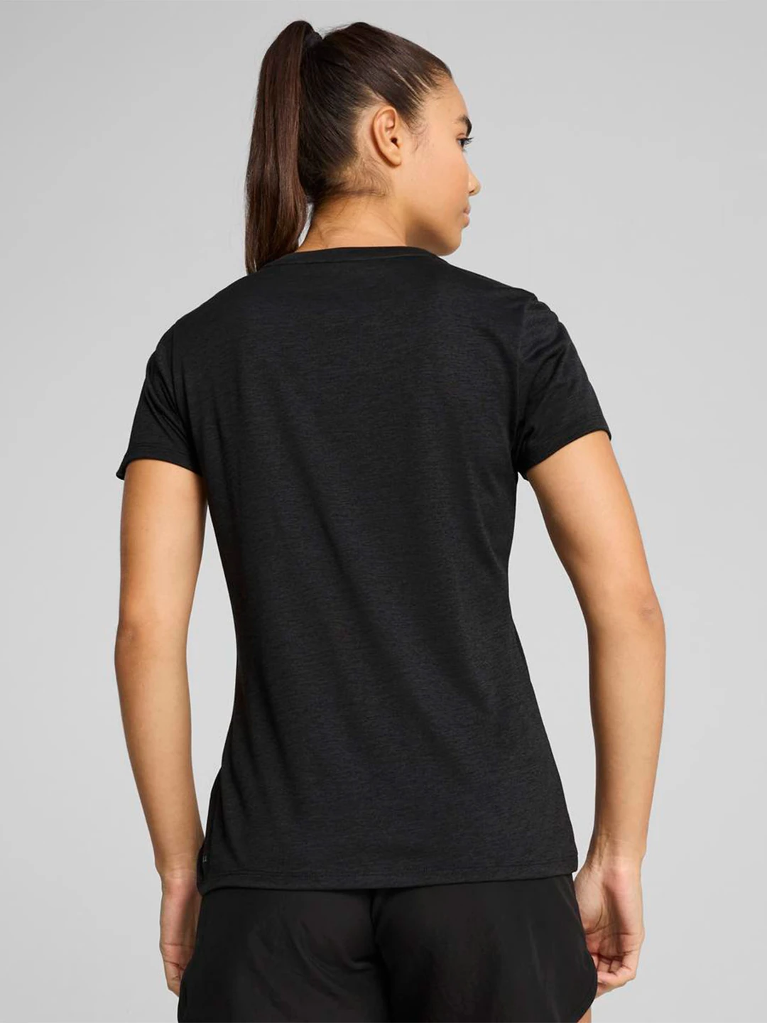 POLO MUJER PUMA NEGRO ESSENTIAL HEATHER - 3