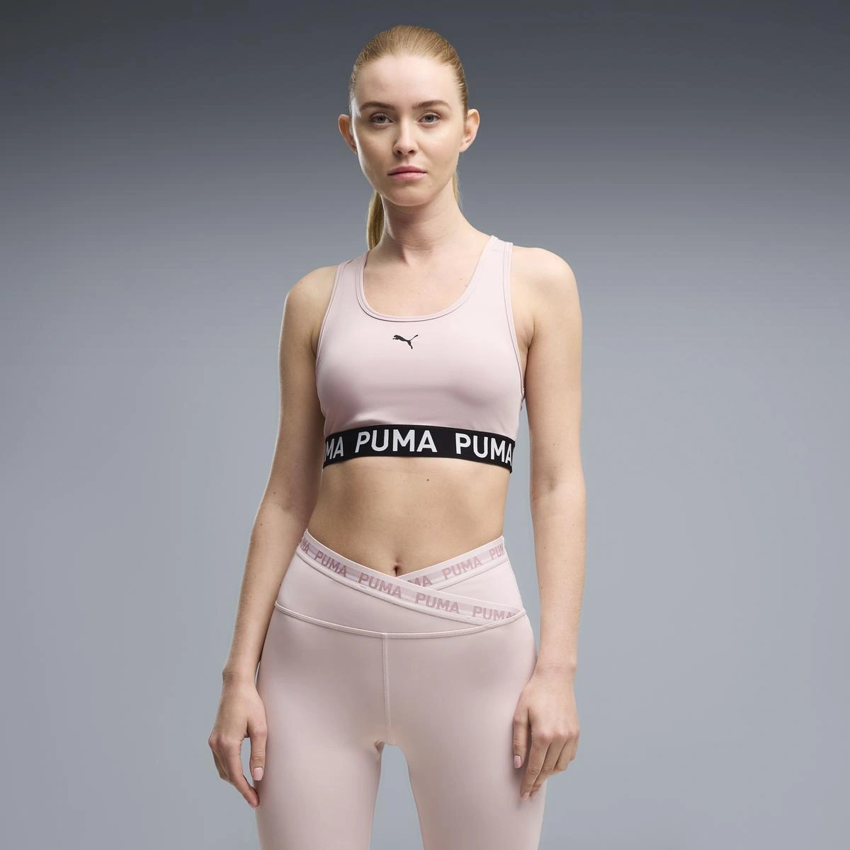 TOP DEPORTIVO MUJER PUMA 4KEEPS STRONG ROSADO - 1