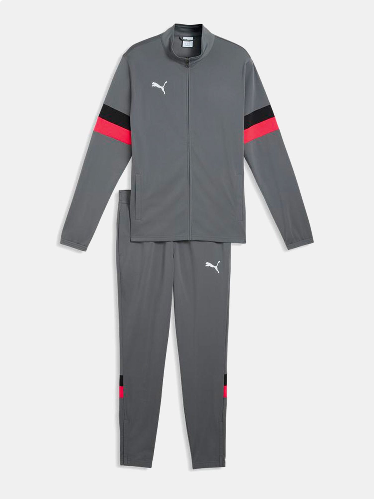 BUZO CONJUNTO HOMBRE PUMA INDIVIDUALRISE TRACKSUIT GRIS - 5