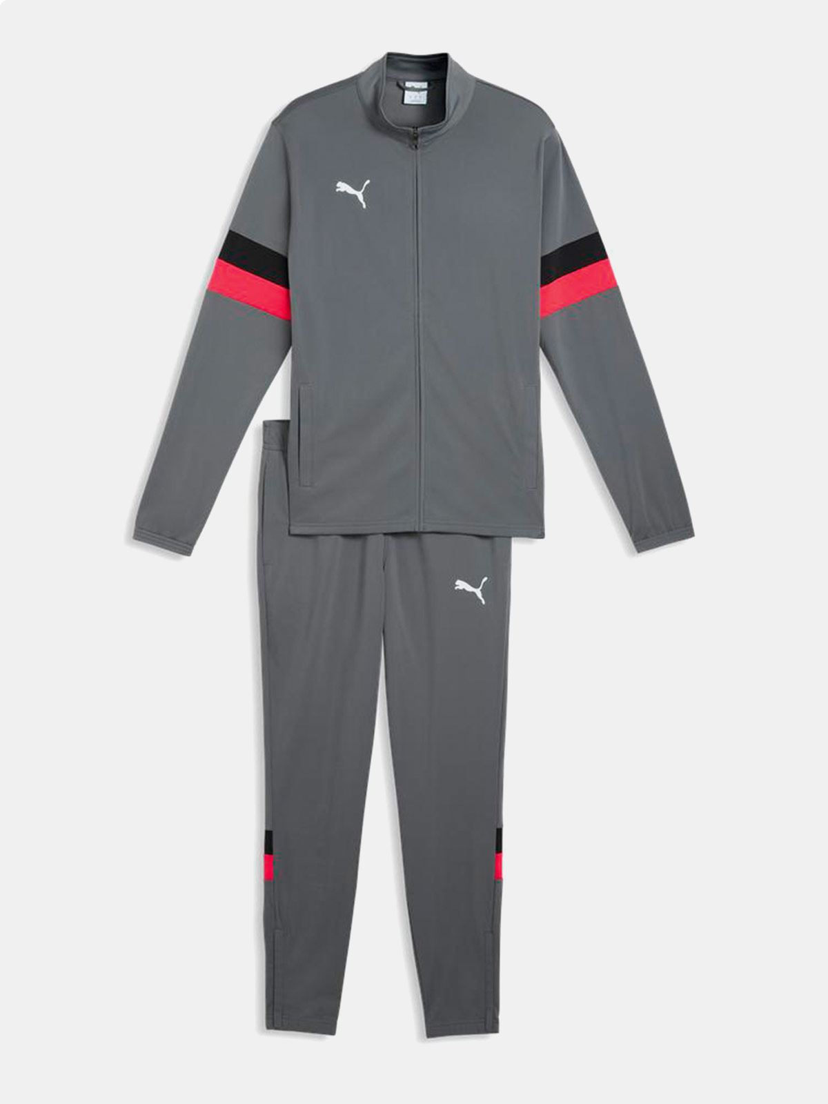 BUZO CONJUNTO HOMBRE PUMA INDIVIDUALRISE TRACKSUIT GRIS - 5