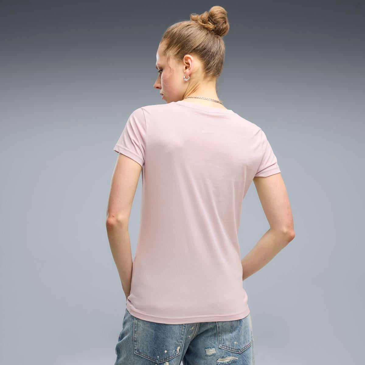 POLO MANGA CORTA MUJER PUMA ROSADO - 2