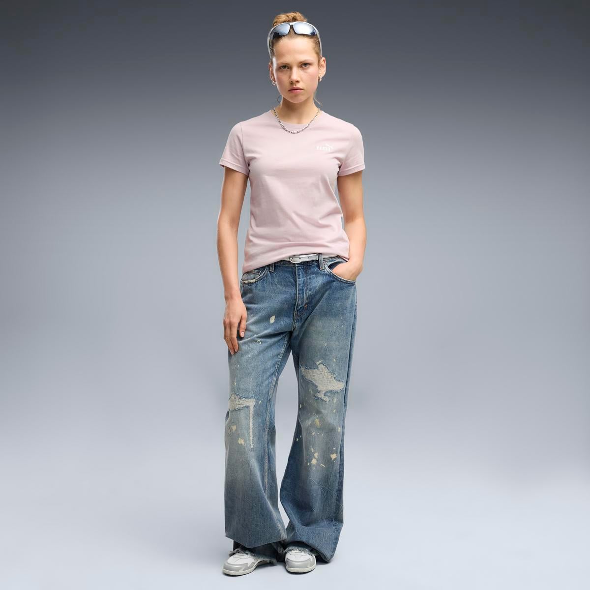 POLO MANGA CORTA MUJER PUMA ROSADO - 3