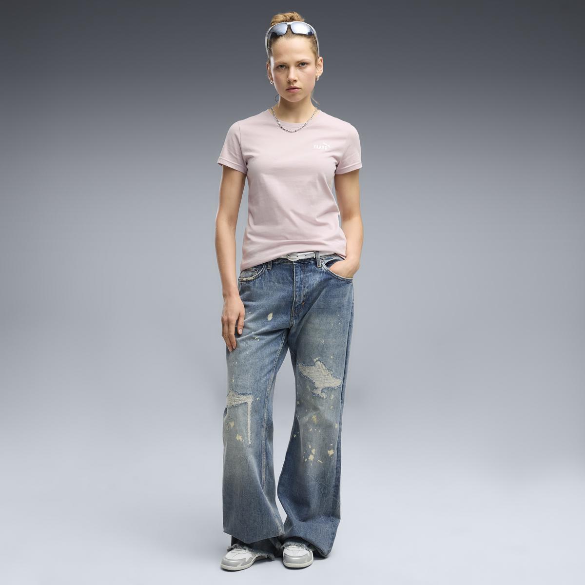 POLO MANGA CORTA MUJER PUMA ROSADO - 3