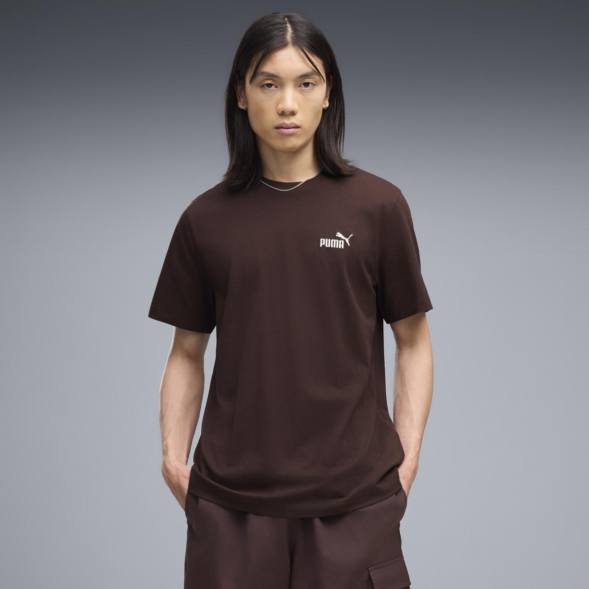 POLO MANGA CORTA HOMBRE PUMA MARRÓN - 1