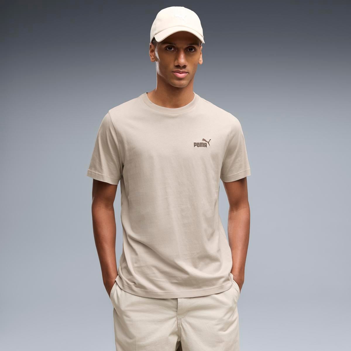 POLO MANGA CORTA HOMBRE PUMA BEIGE - 1