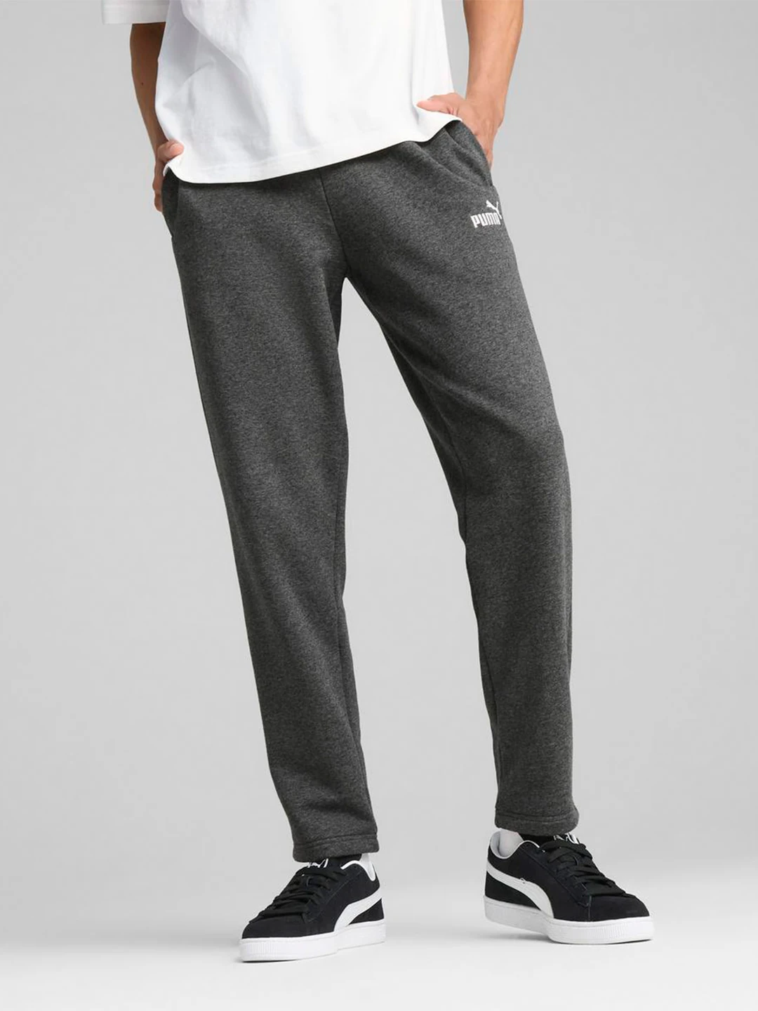 PANTALÓN BUZO PUMA GRIS SWEATPANTS - 1