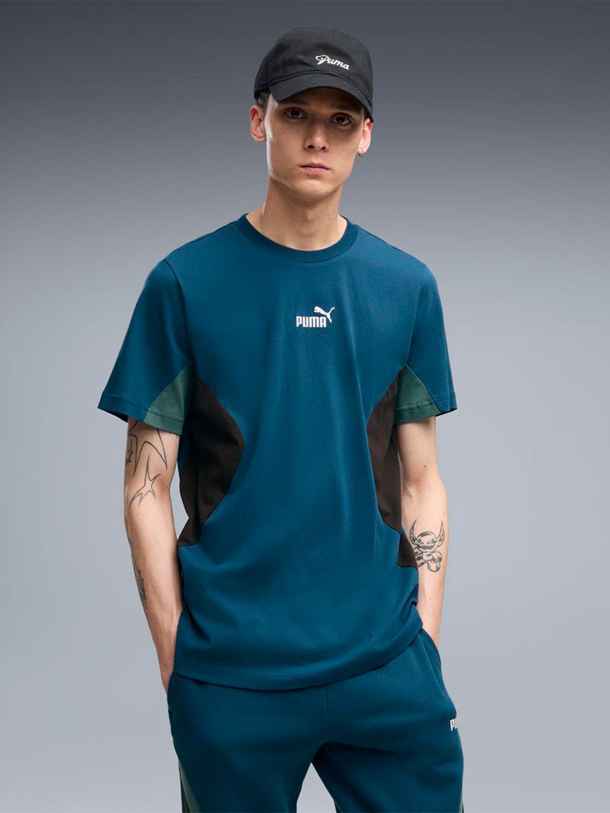 Polo Hombre PUMA Ess Block Tee - 1