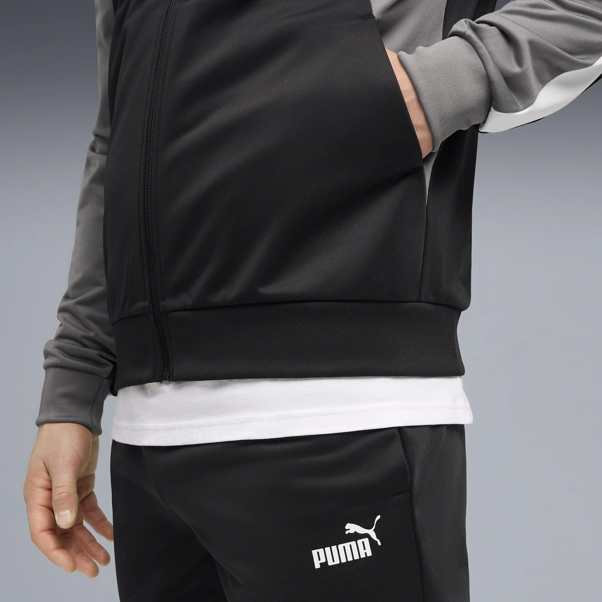 CONJUNTO BUZO HOMBRE PUMA ESS BLOCK POLY SUIT - 5
