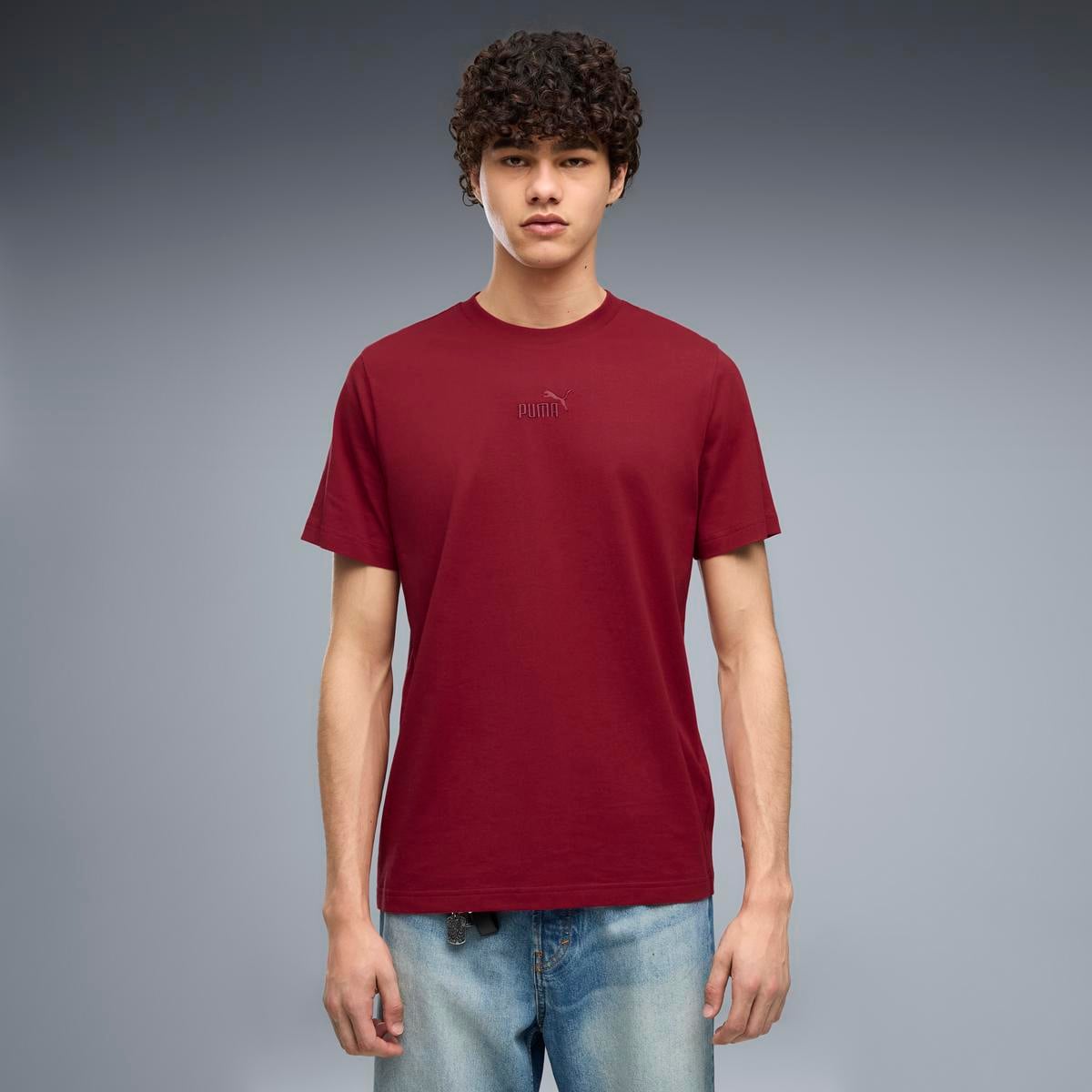 POLO MANGA CORTA HOMBRE PUMA ROJO - 1