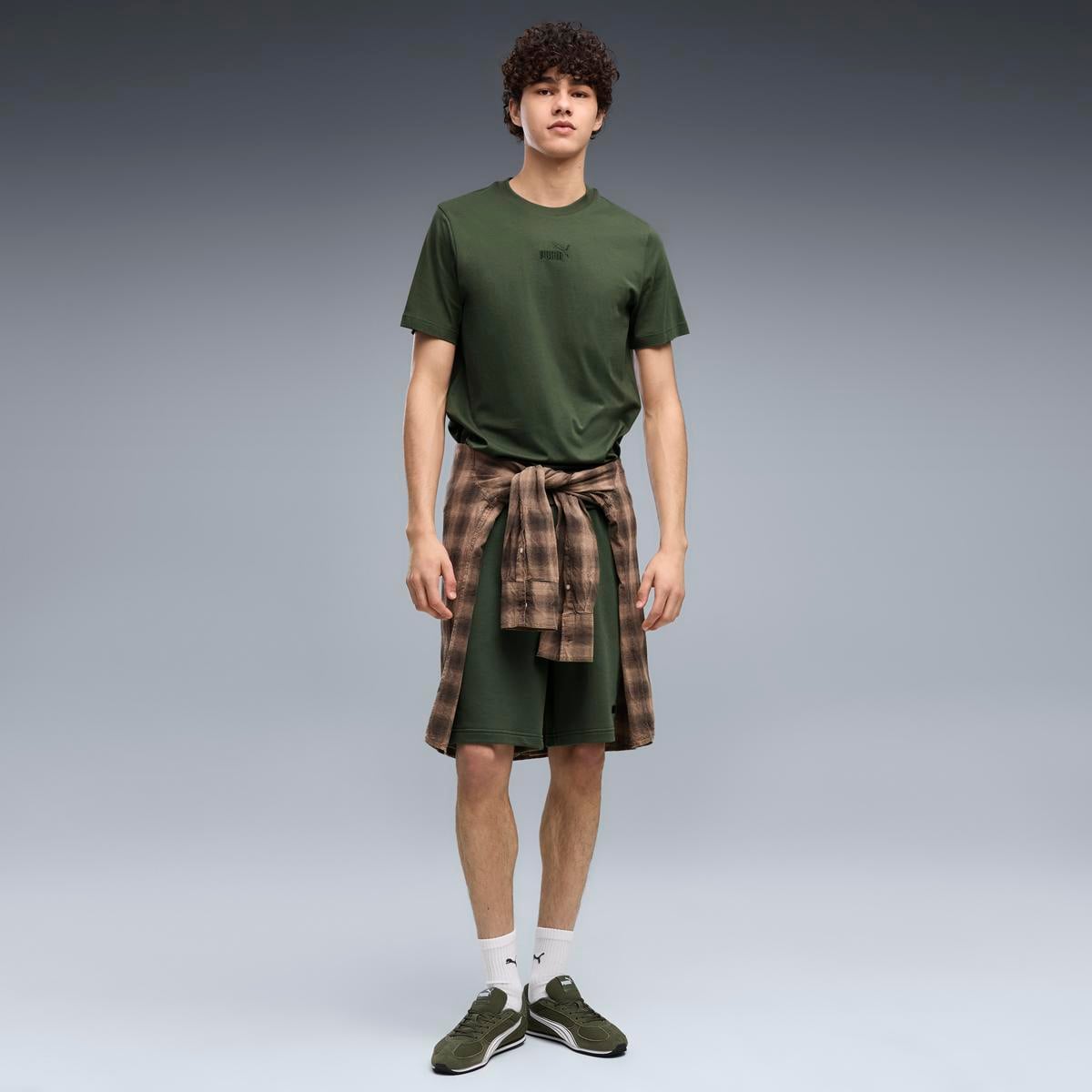 POLO MANGA CORTA HOMBRE PUMA VERDE - 3