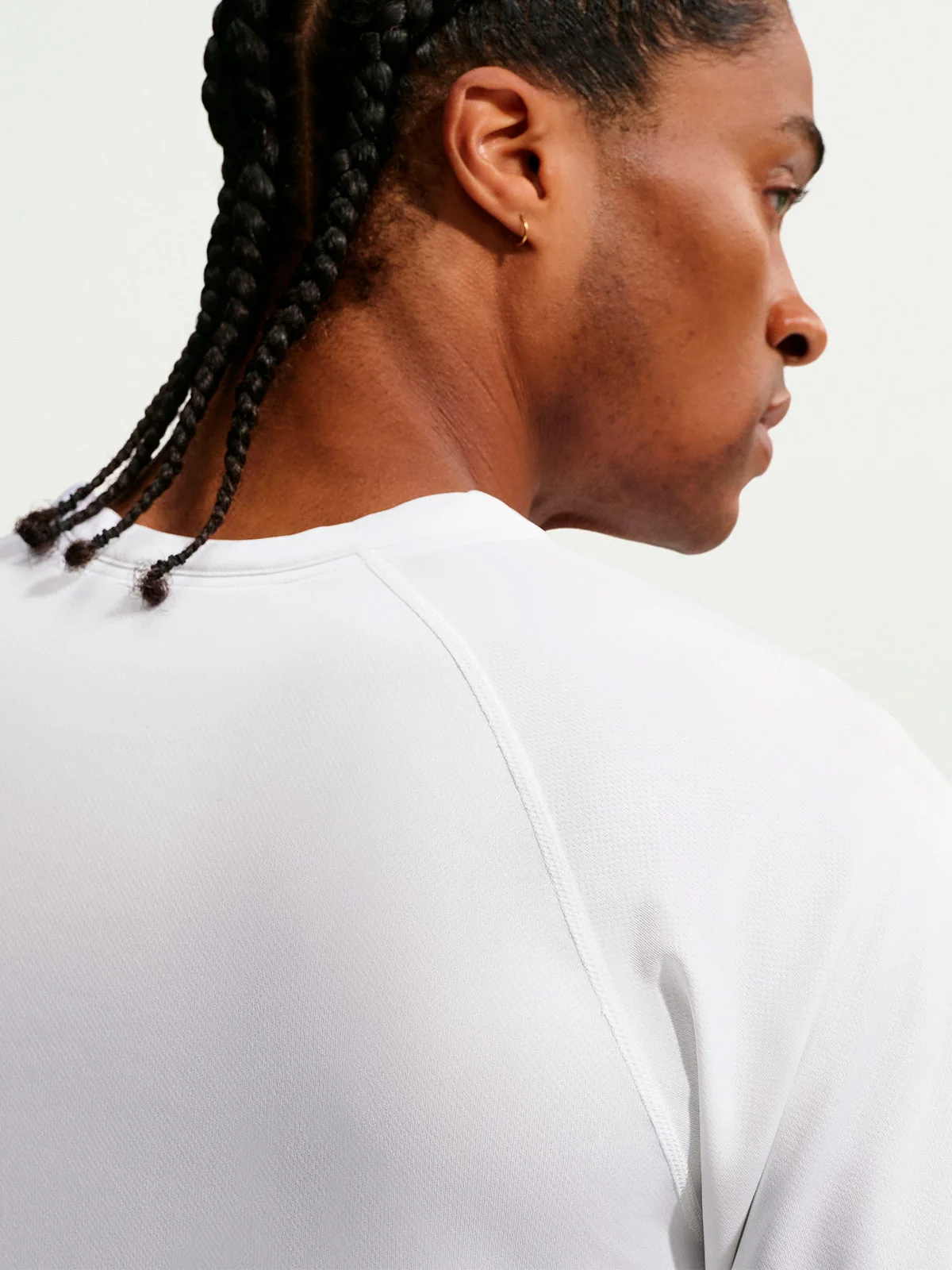 CAMISETA MANGA CORTA HOMBRE NIKE BLANCO FLEX - 4