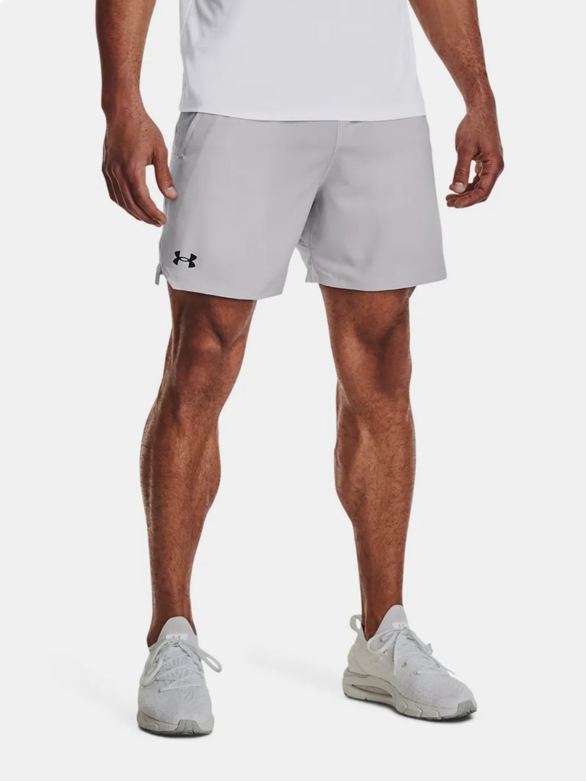 SHORT DEPORTIVO HOMBRE UNDER ARMOUR VANISH WOVEN GRIS - 3