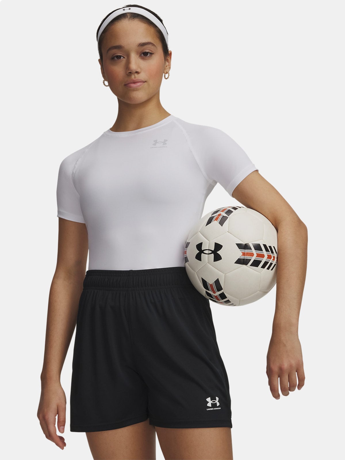 POLO ENTRENAMIENTO MUJER UNDER ARMOUR HEATGEAR AUTHENTICS BLANCO - 1