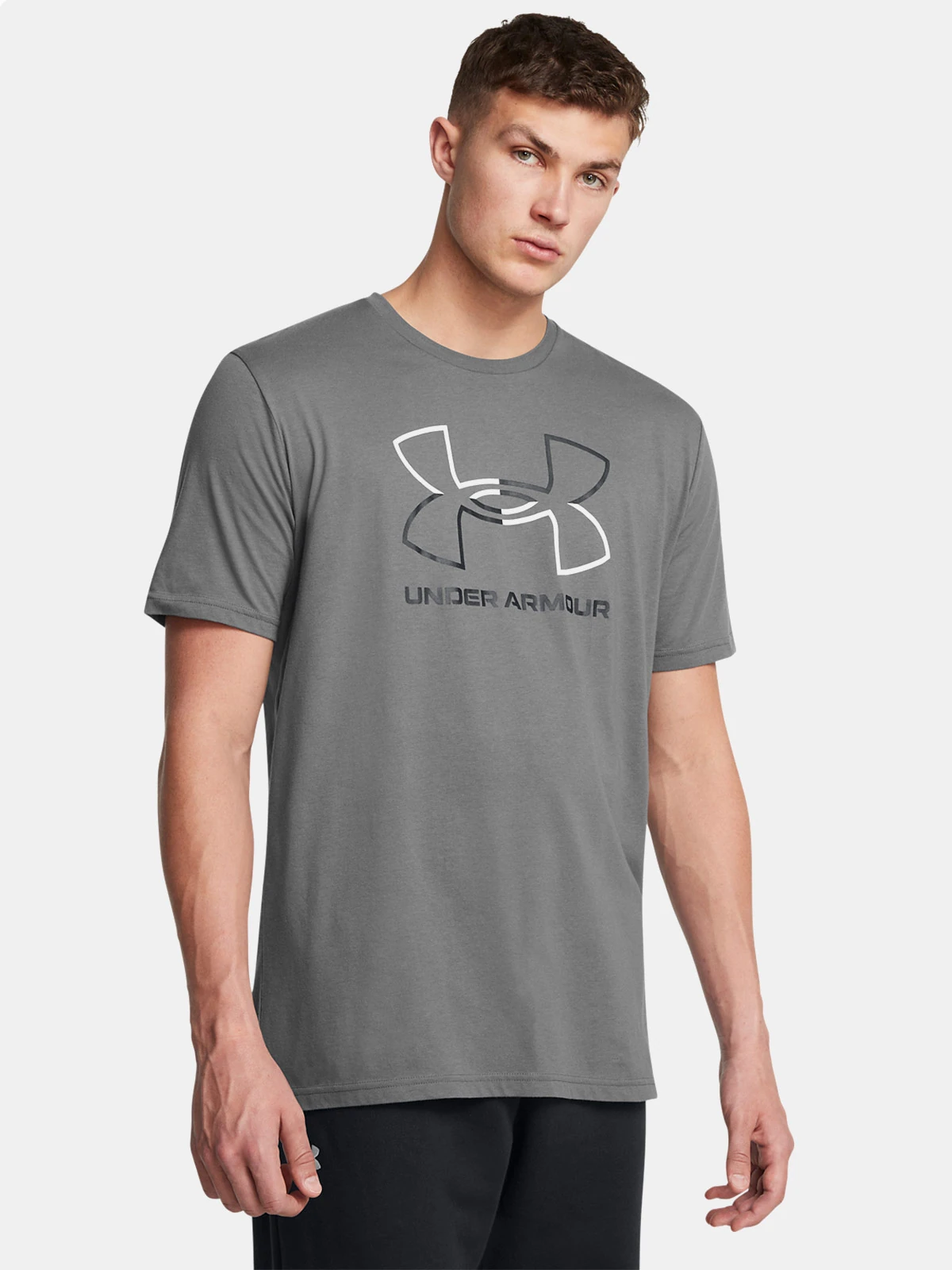 POLO HOMBRE UNDER ARMOUR FOUNDATION GRIS - 1