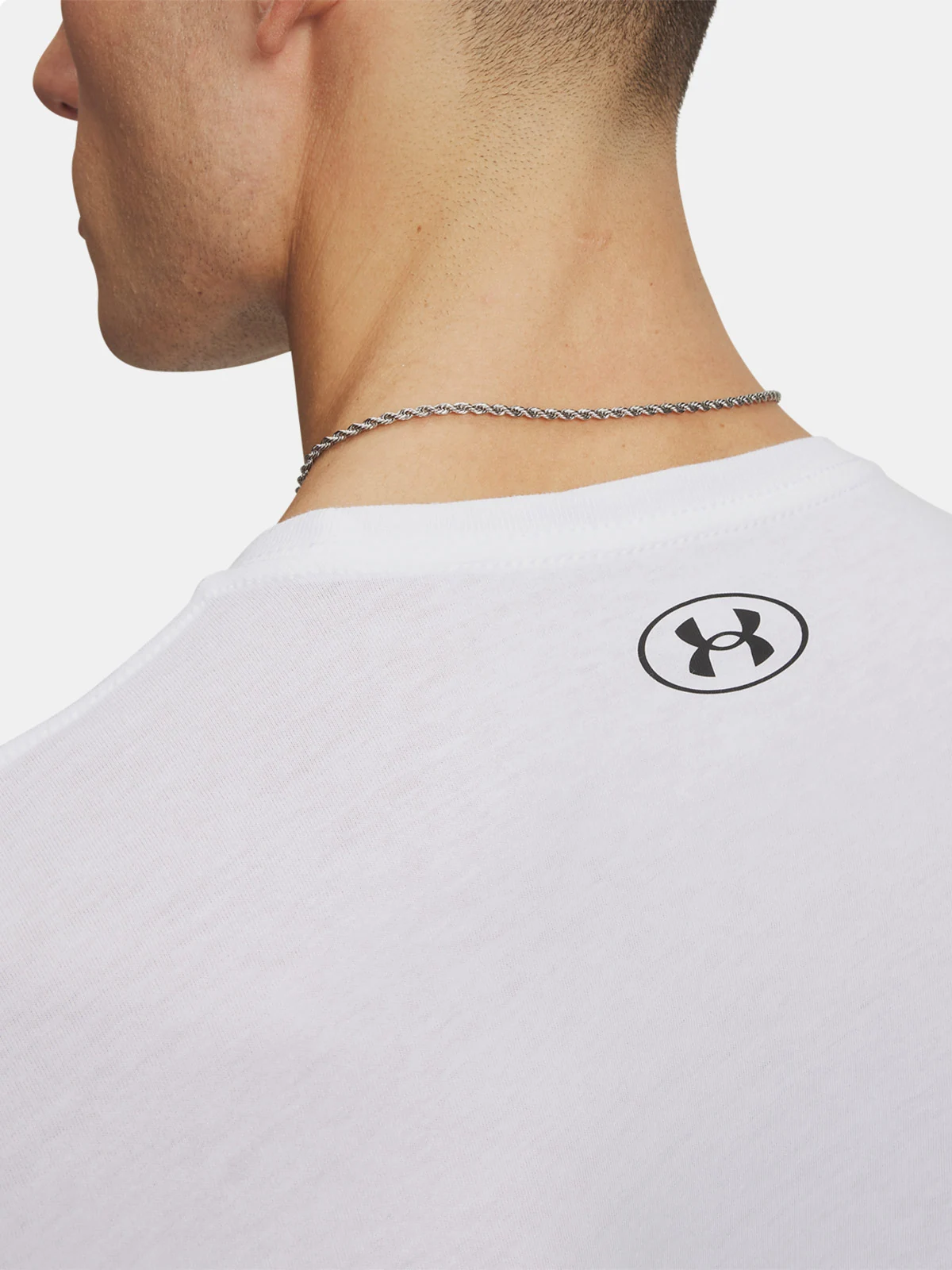 POLO HOMBRE UNDER ARMOUR FOUNDATION BLANCO - 3
