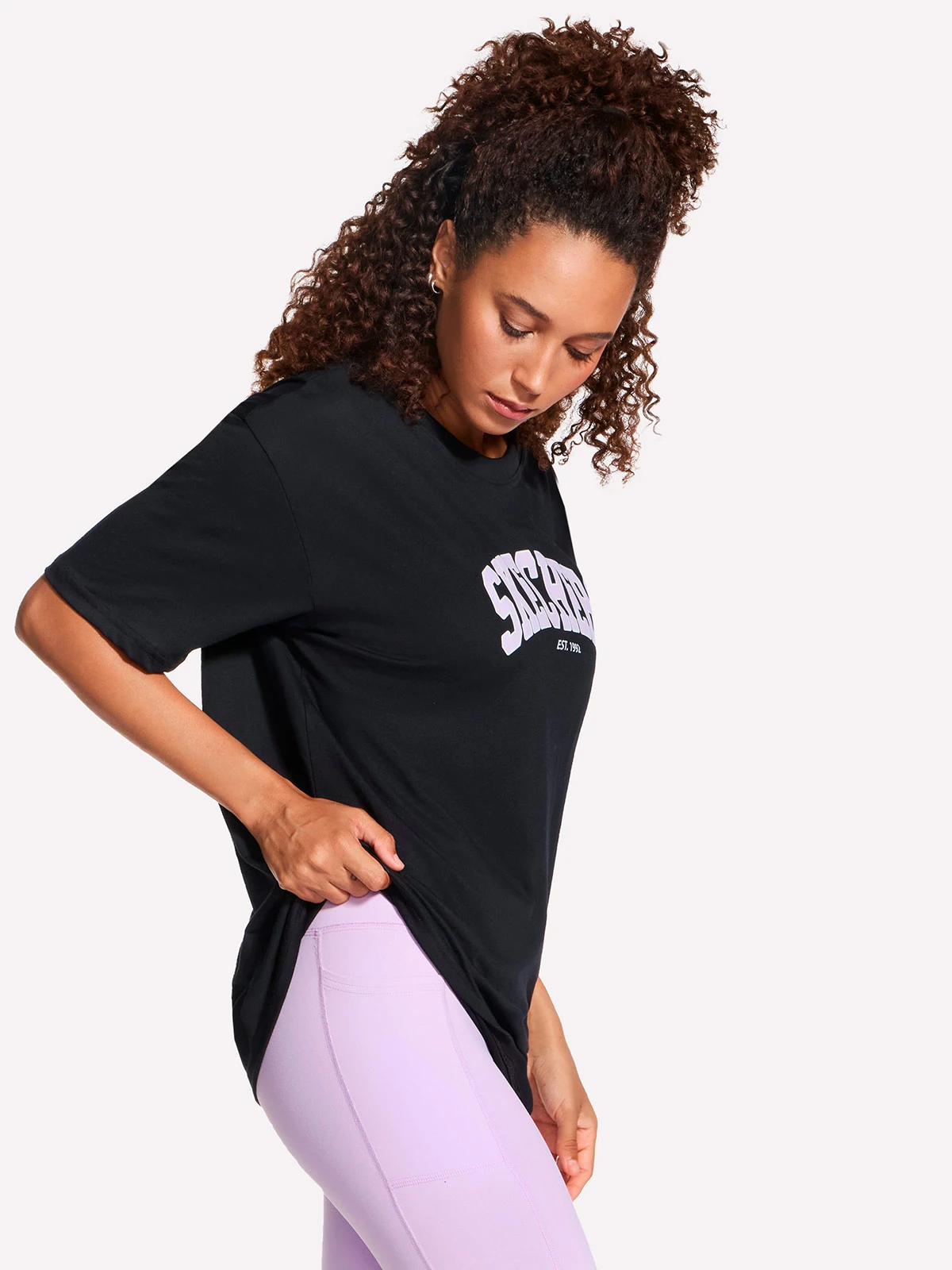 POLO MANGA CORTA MUJER SKECHERS NEGRO DESTINATION - 4