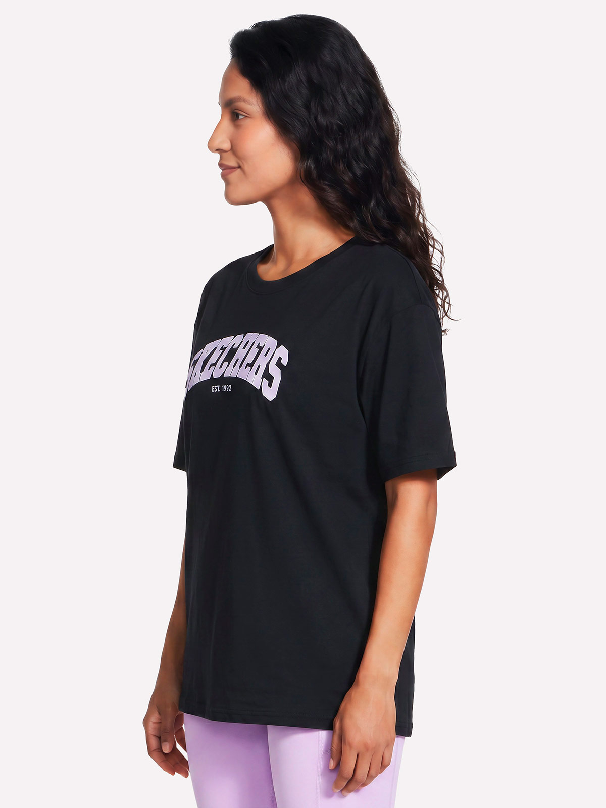 POLO MANGA CORTA MUJER SKECHERS NEGRO DESTINATION - 2