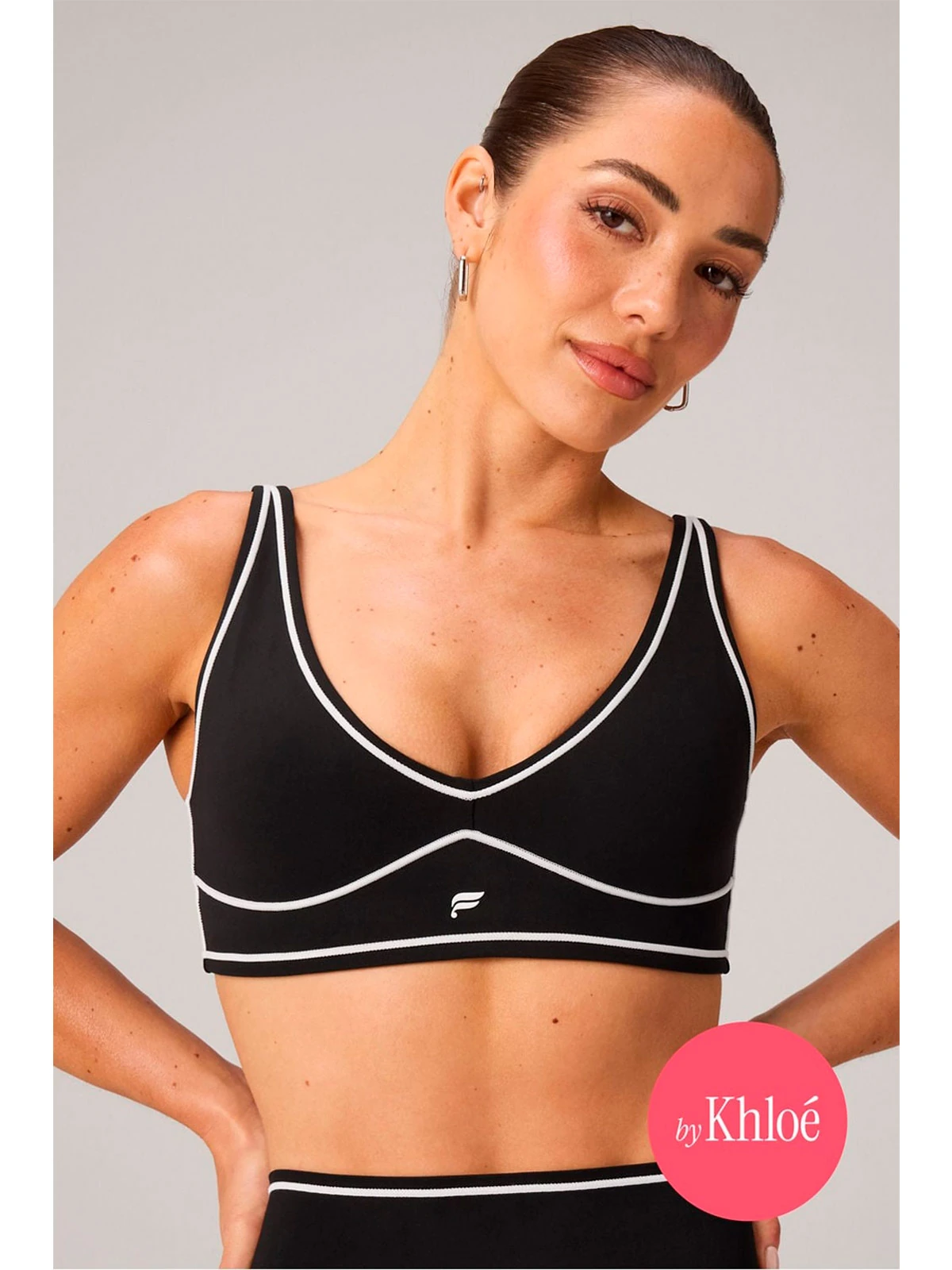TOP MUJER FABLETICS NEGRO LOW IMPACT PURELUXE - 1
