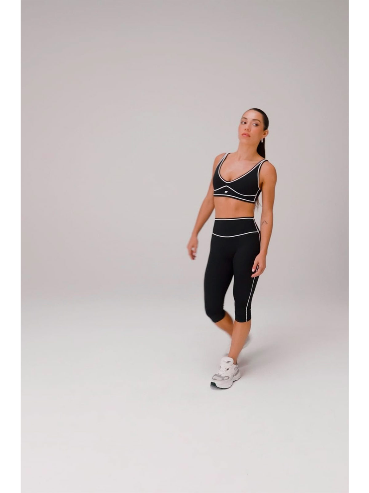 TOP MUJER FABLETICS NEGRO LOW IMPACT PURELUXE - 5