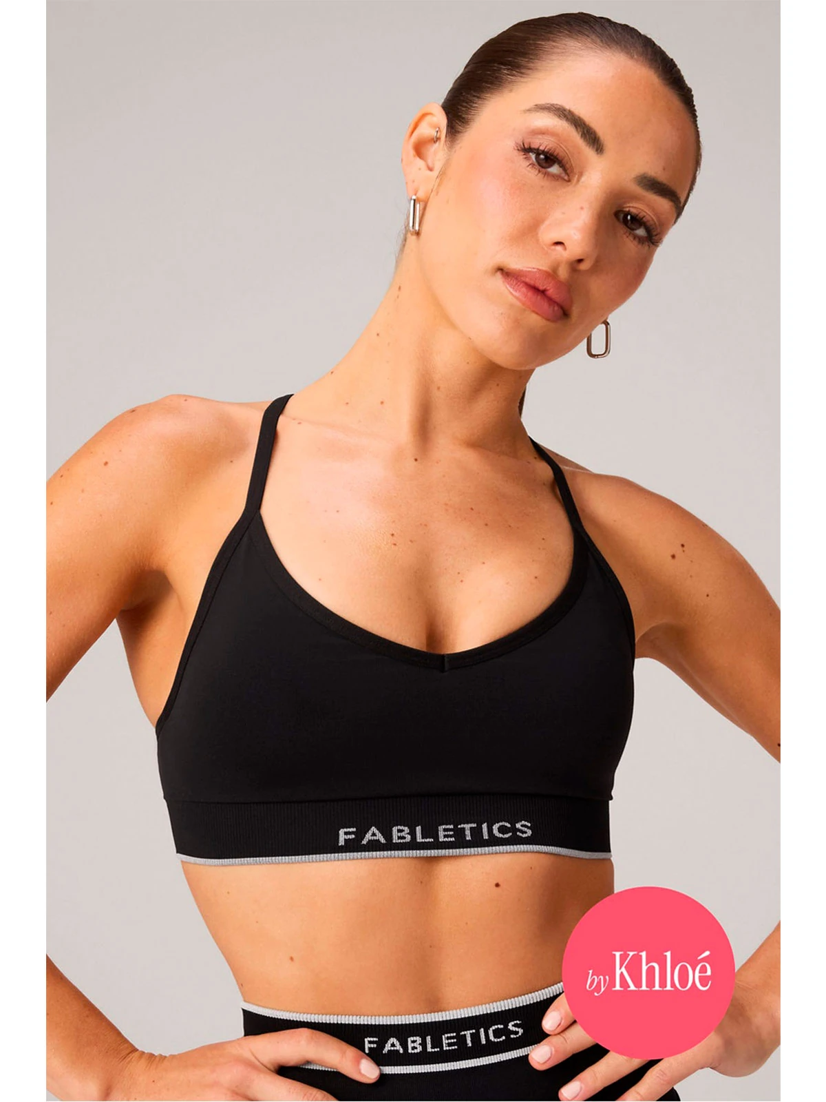 TOP MUJER FABLETICS NEGRO SEAMLESS - 1