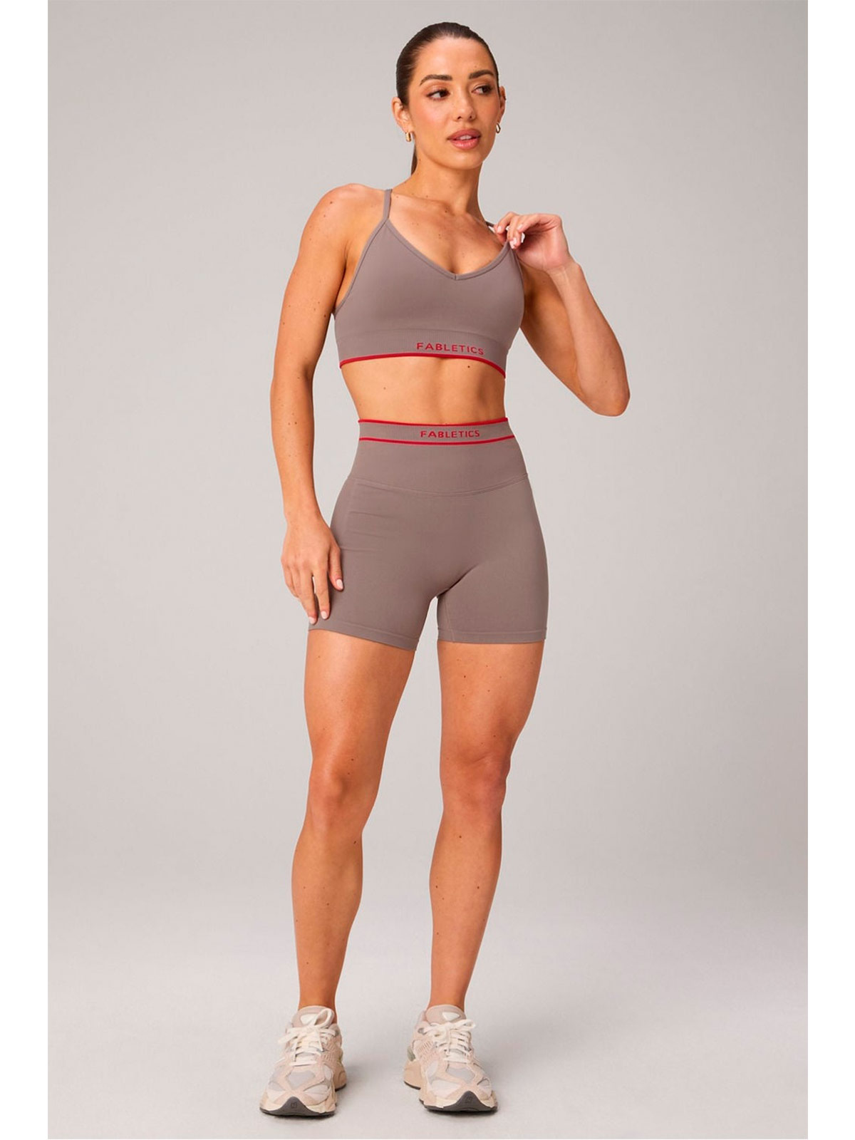 TOP MUJER FABLETICS CREMA SEAMLESS - 4