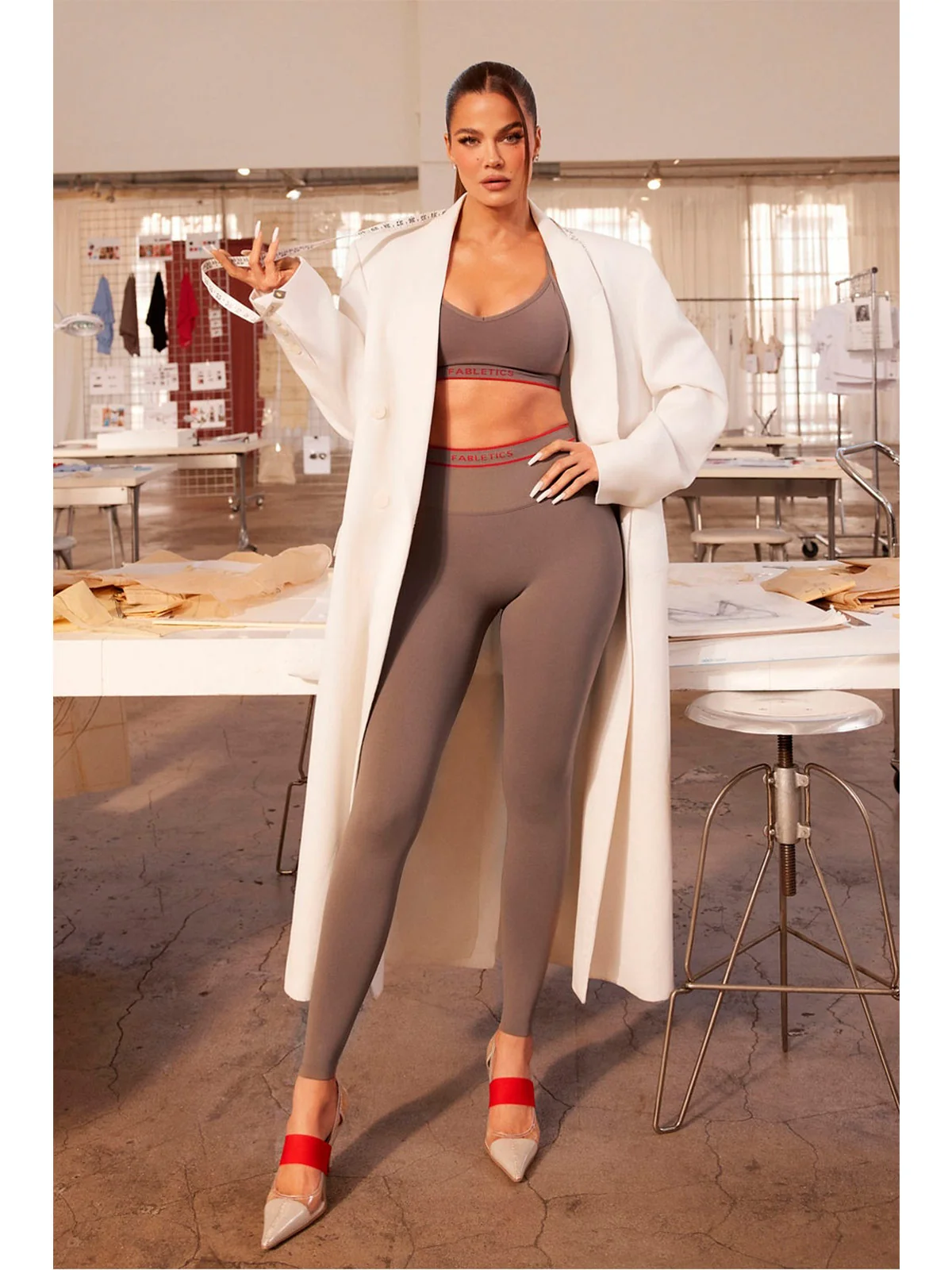 TOP MUJER FABLETICS CREMA SEAMLESS - 6