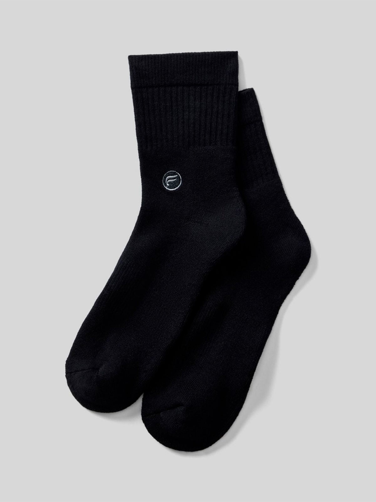 CALCETINES ALGODÓN HOMBRE FABLETICS NEGRO QUARTER SOCK - 1