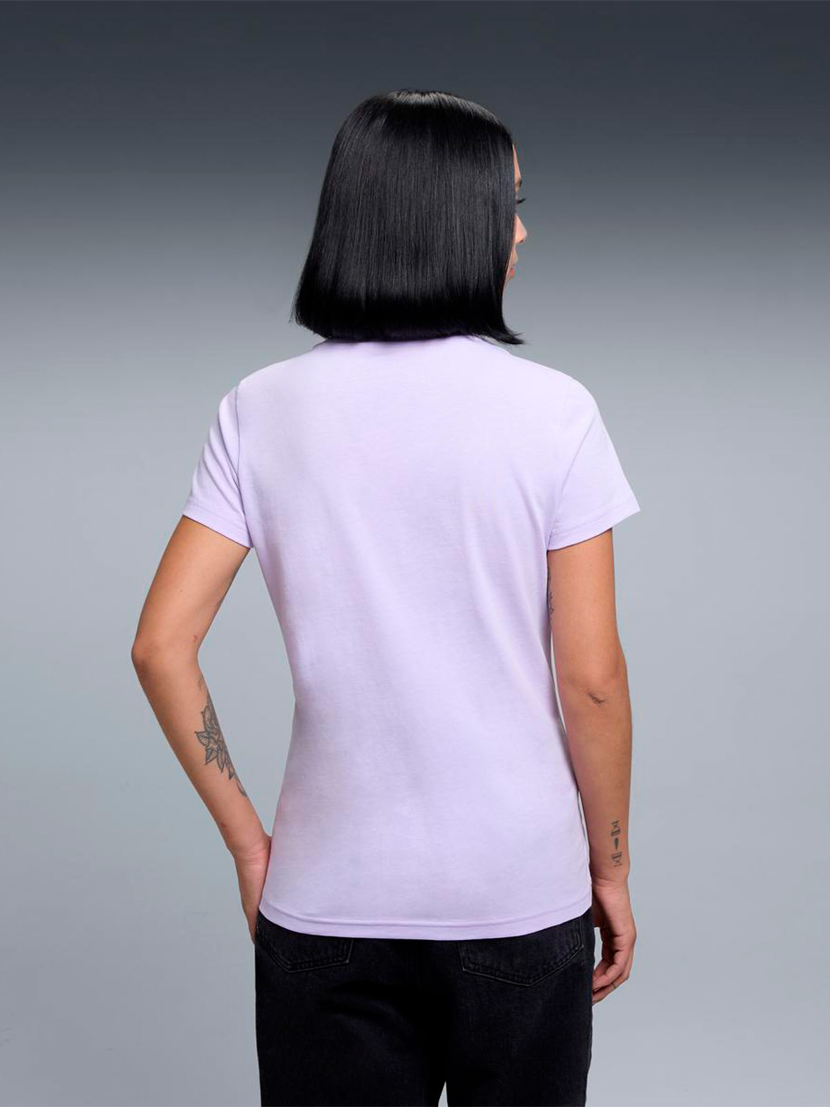POLO MUJER PUMA MORADO CENTERED CAT - 2