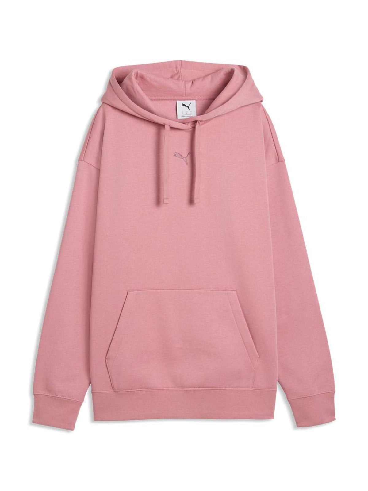 POLERA MUJER PUMA ROSADO RELAXED HOODIE - 1