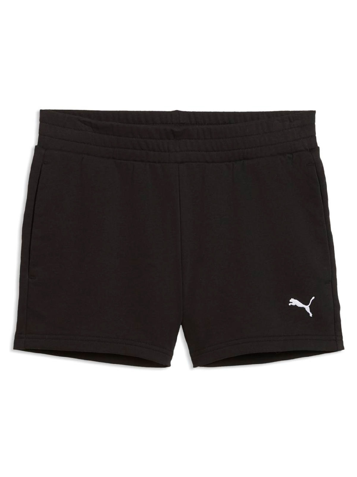 SHORT MUJER PUMA NEGRO CAT LOGO 4" - 4
