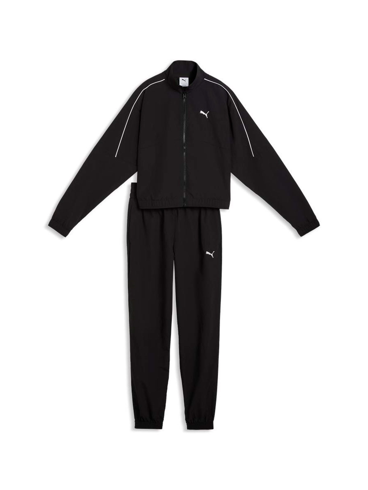 PANTALÓN BUZO MUJER PUMA NEGRO WOVEN - 3