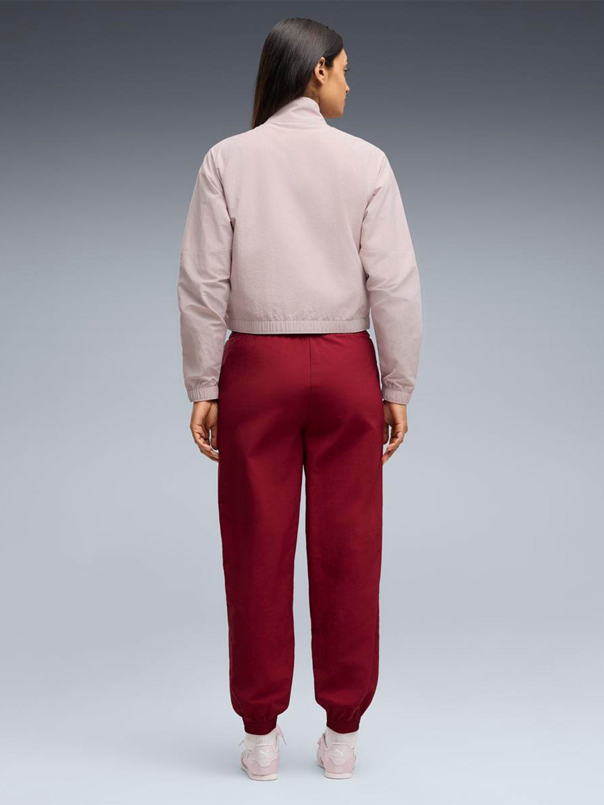 PANTALÓN BUZO MUJER PUMA ROJO WOVEN STANDARD - 2