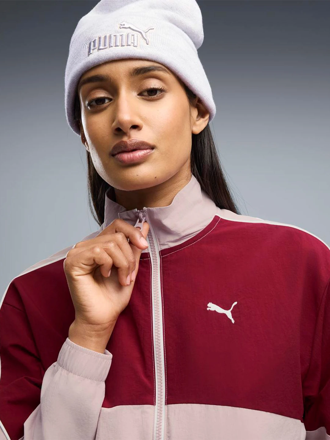 PANTALÓN BUZO MUJER PUMA ROJO WOVEN STANDARD - 5