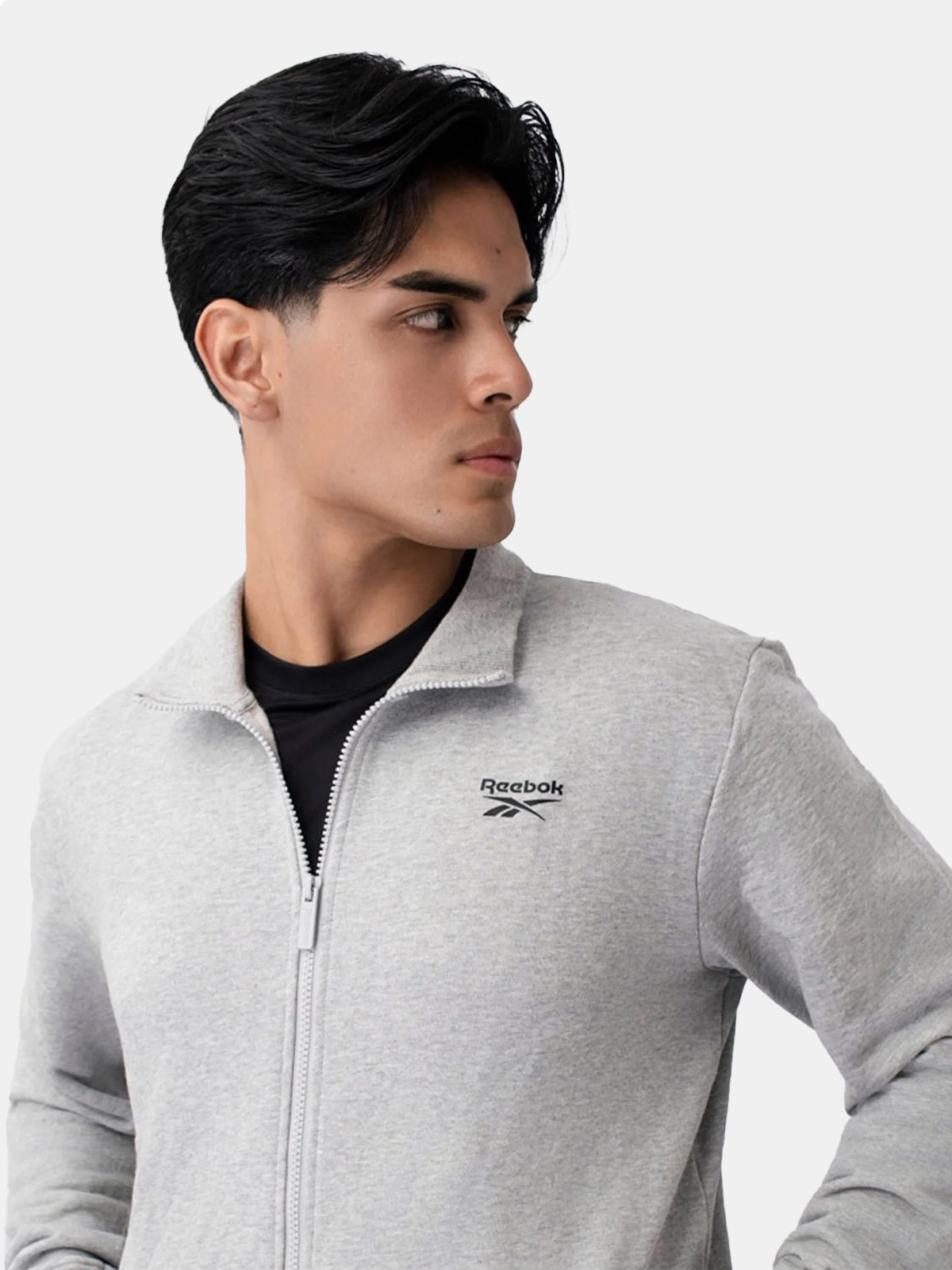 CASACA ALGODÓN HOMBRE REEBOK GRIS TRACKTOP - 4