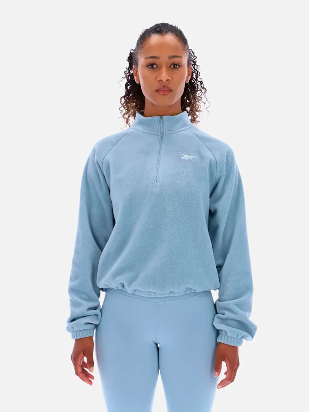POLERA CROP 1/4 ZIP MUJER REEBOK MYLA - 1