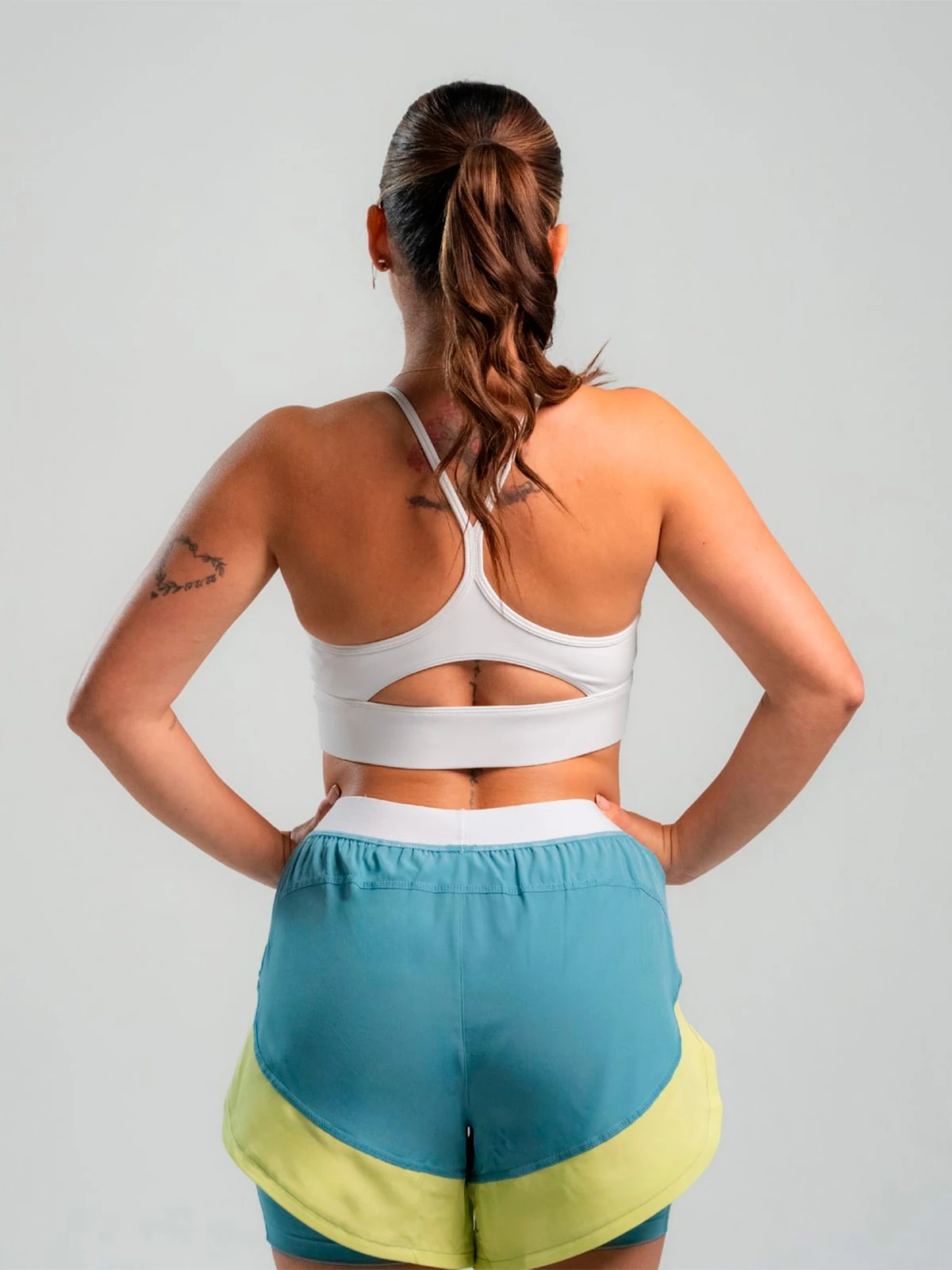 SHORT MUJER REEBOK 2 EN 1 RUNNING - 3