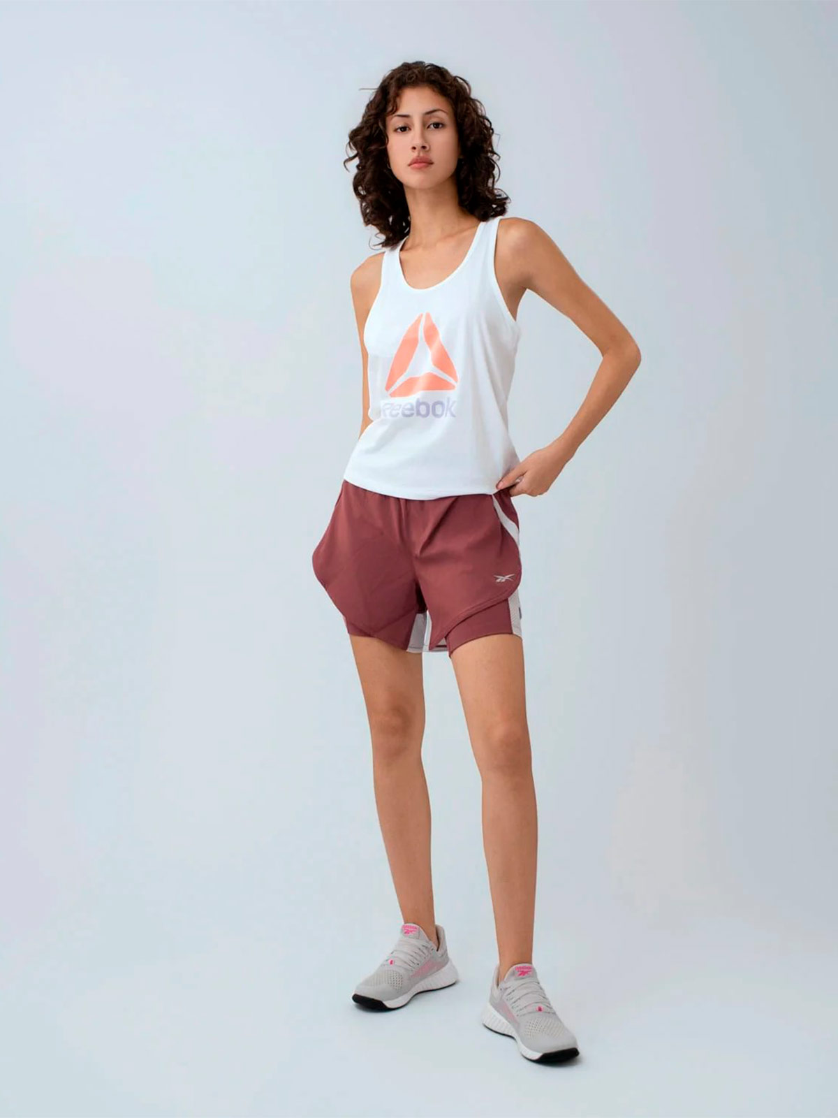 SHORT MUJER REEBOK 2 EN 1 RUNNING - 1