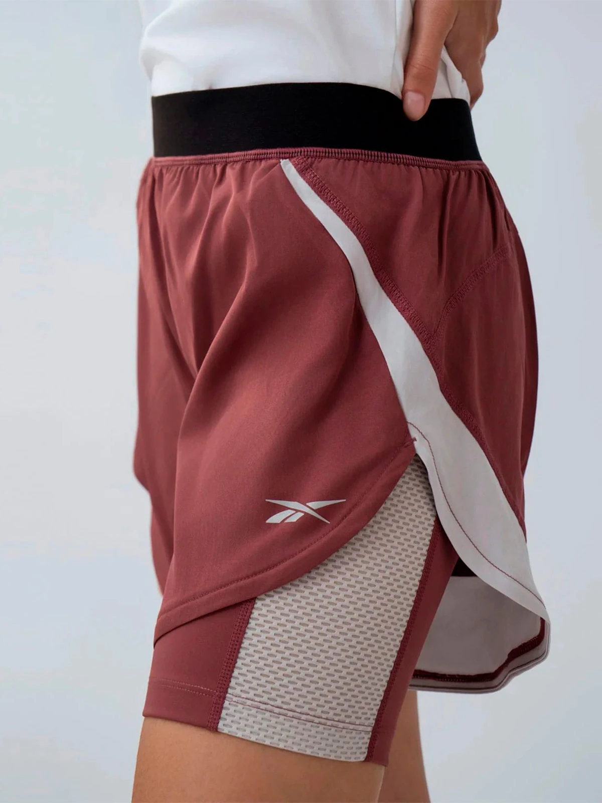 SHORT MUJER REEBOK 2 EN 1 RUNNING - 4