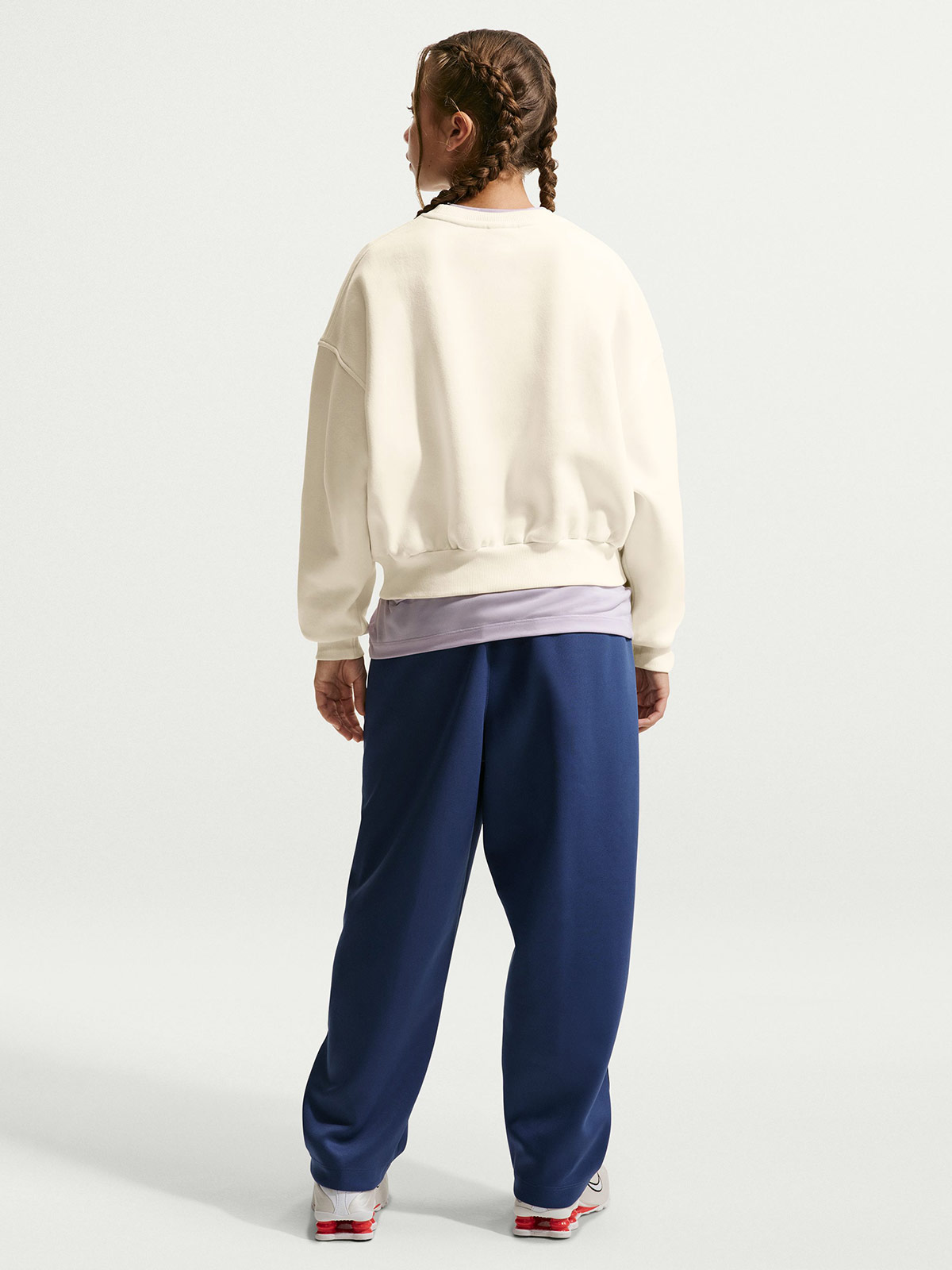 POLERA NIÑA NIKE SPORTSWEAR CLUB FLEECE - 7