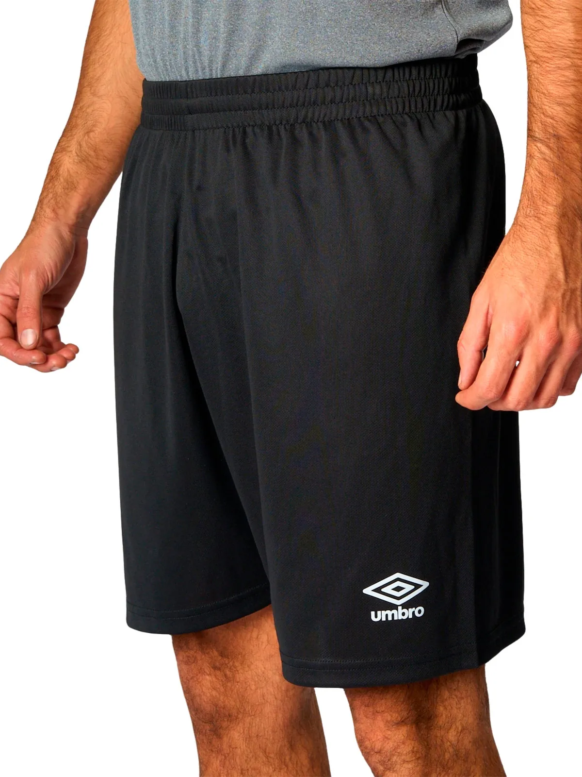 SHORT DEPORTIVO HOMBRE UMBRO NEGRO TEAMWEAR - 1