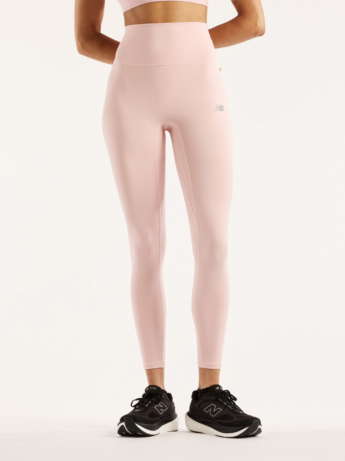 LEGGINGS MUJER NEW BALANCE ROSADO - 1
