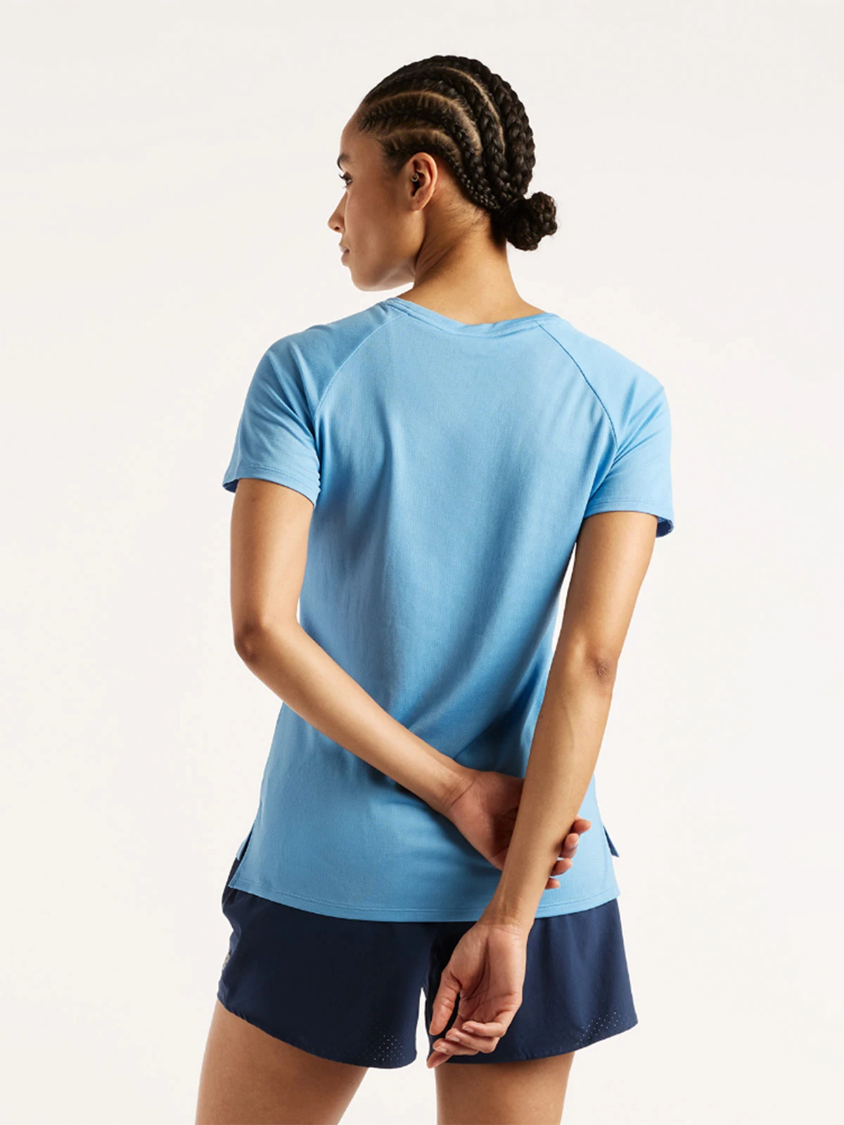 POLO MANGA CORTA MUJER NEW BALANCE AZUL - 2