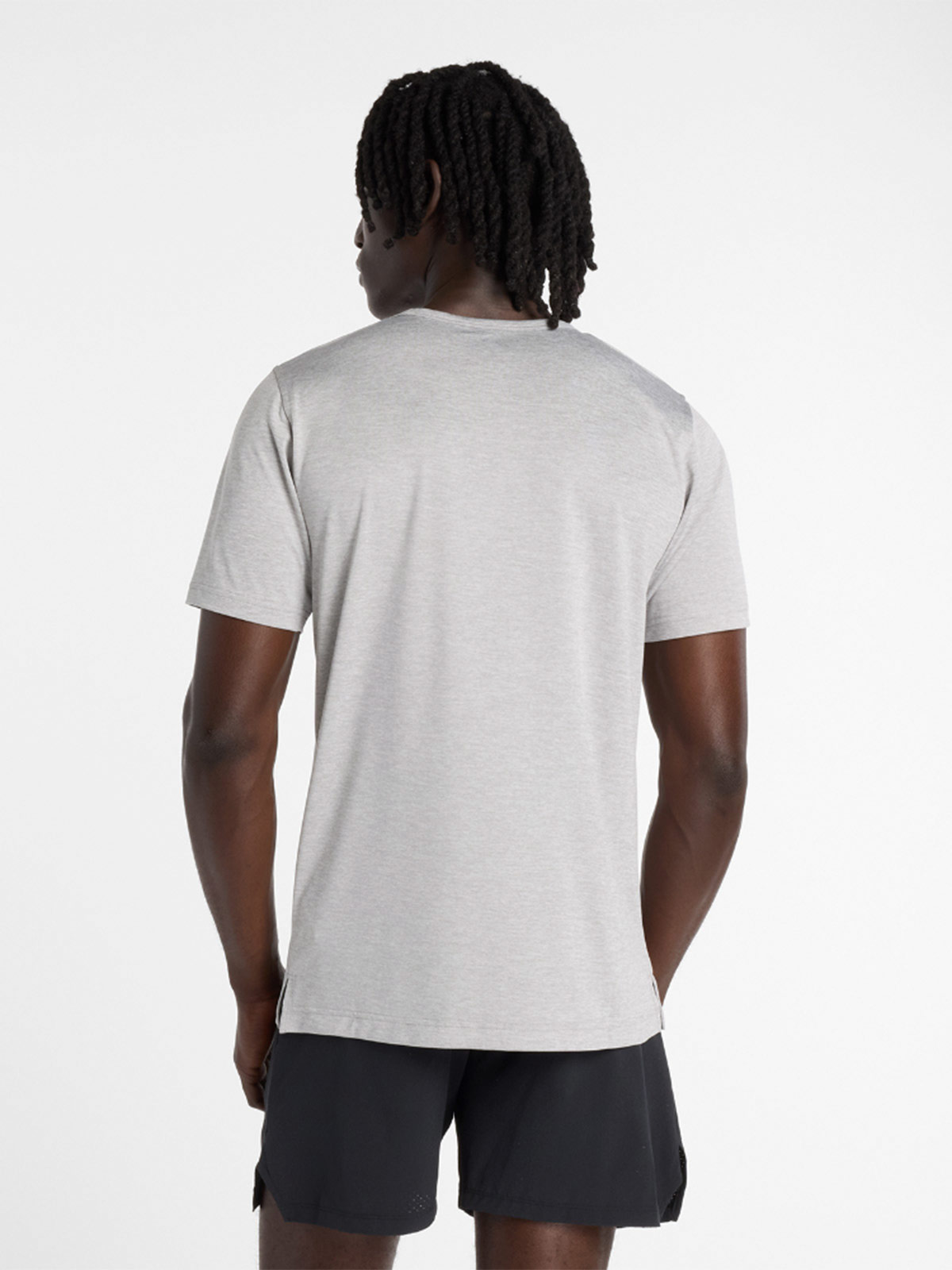 POLO MANGA CORTA HOMBRE NEW BALANCE GRIS - 3